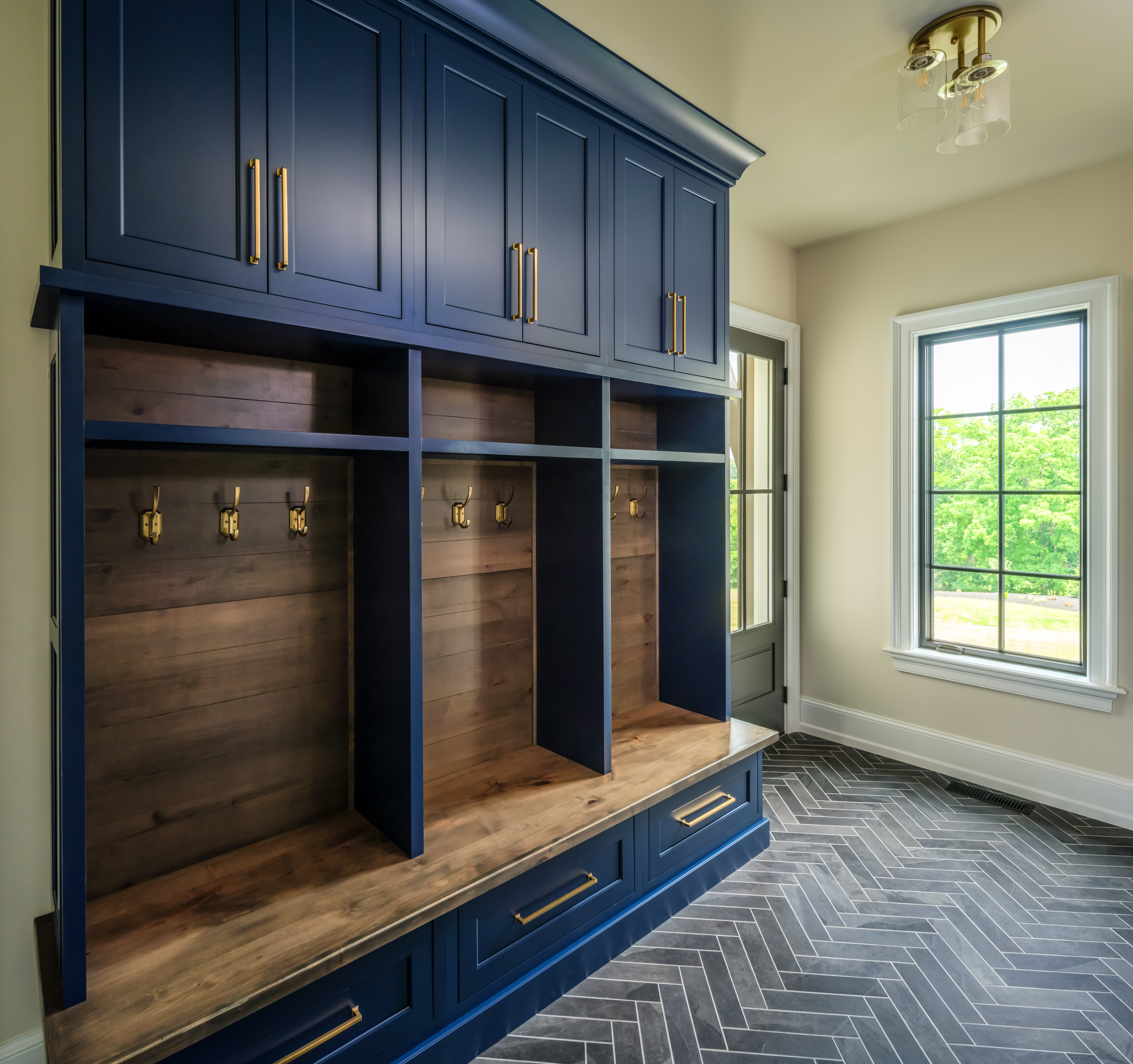Royal Blue Mudroom