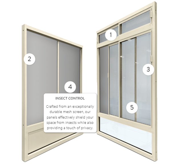 SummerSpace Porch Enclosure System Features 1