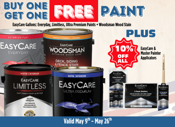 Memorial Day Sales - BOGO Paint