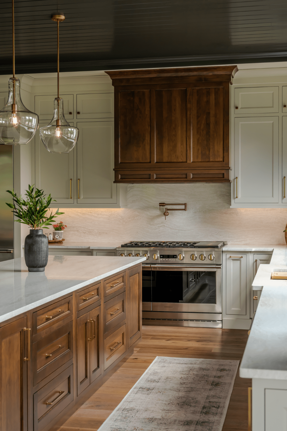 Modern Farmhouse 2-Toned Kitchen - DuraSupreme Cabinetry