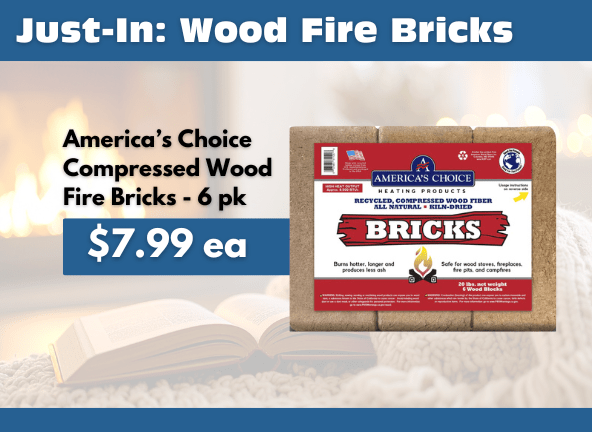 America's Choice Wood Fire Bricks Now In Stock at GR Mitchell