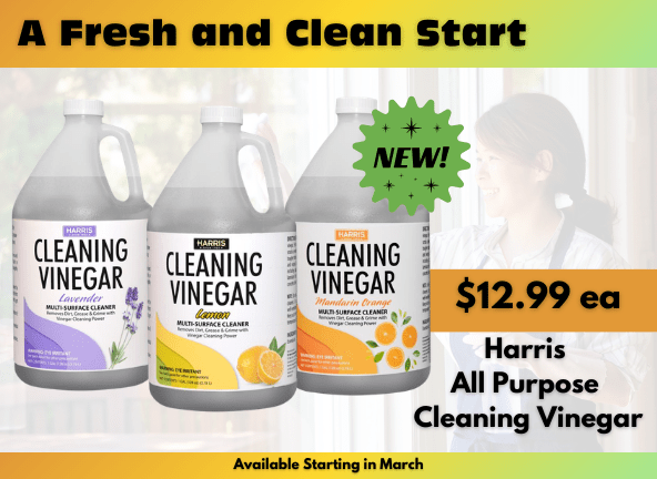 New at GR Mitchell - Harris Cleaning Vinegar 128oz