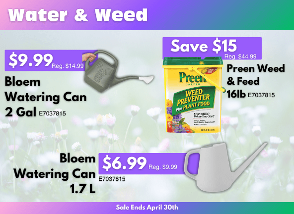 GR Mitchell Sales - Watering Cans & Preen Weed & Feed