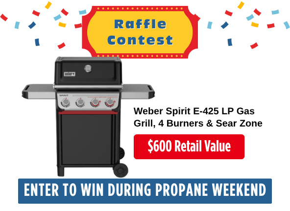 Weber Spirit Grill Raffle - Propane Weekend