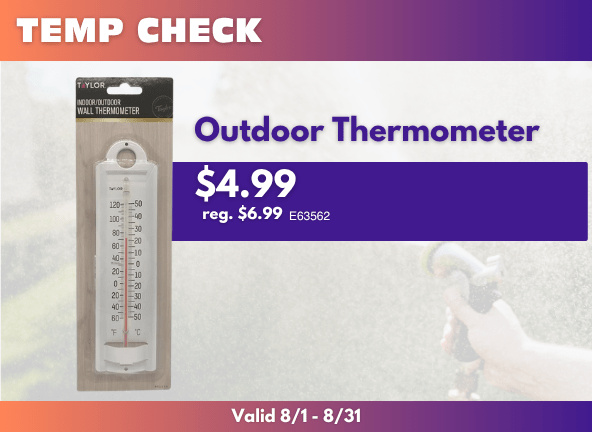 Outdoor thermometer just $4.99 at GR Mitchell