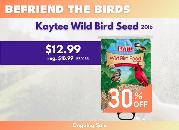 20lb Bird Seed on sale for $12.99 - GR Mitchell