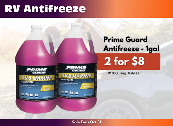 October Sales at GR Mitchell - Antifreeze