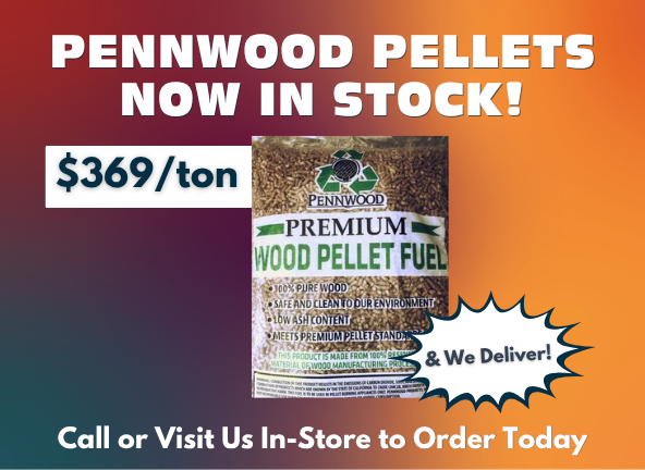 Pennwood Pellets in Stock at GR Mitchell, Bulk Pricing for $369/ton