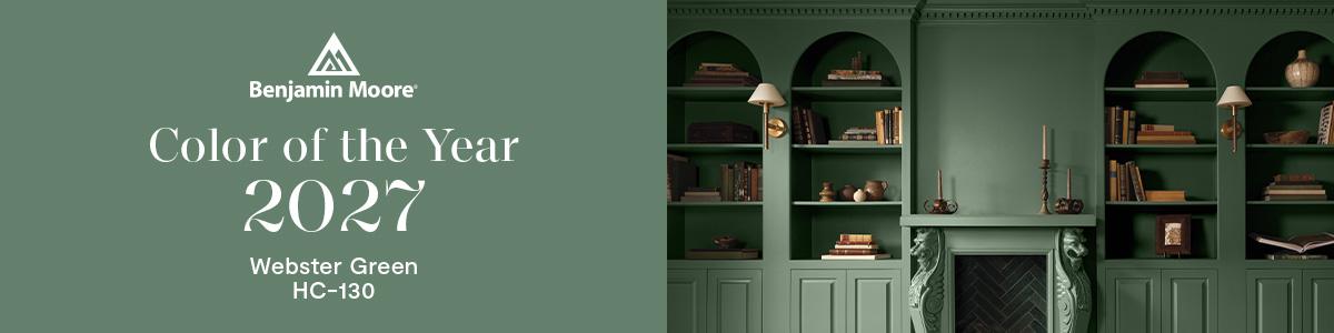 Benjamin Moore 2027 Color of the Year - Webster Green Hx-130